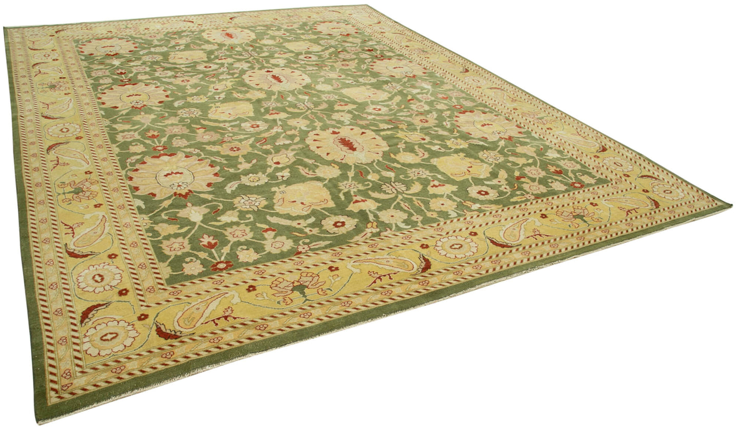 10x13 Yellow Oushak Rug - 35862
