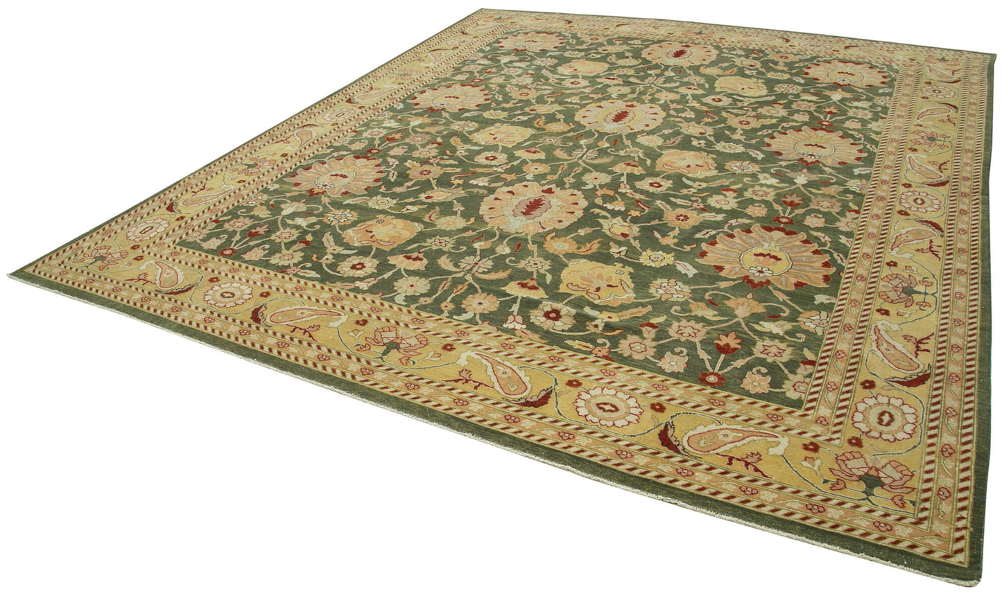 10x12 Yellow Oushak Rug - 35867