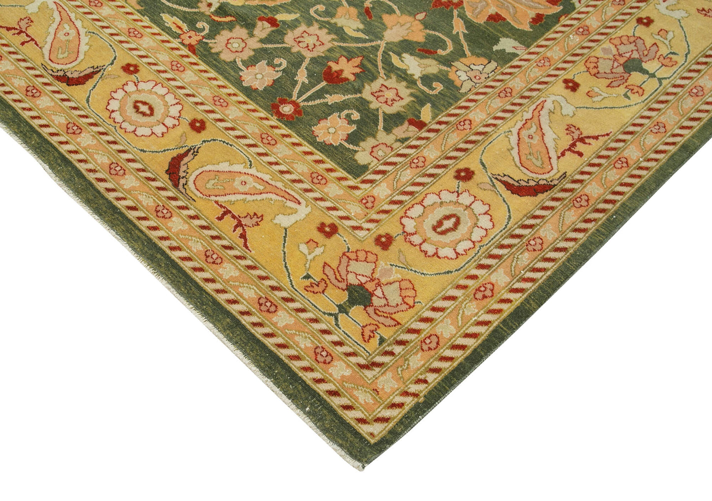 10x12 Yellow Oushak Rug - 35867