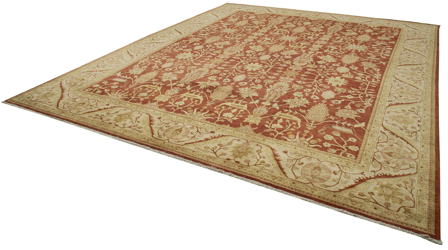 12x15 Red Oushak Rug - 35913