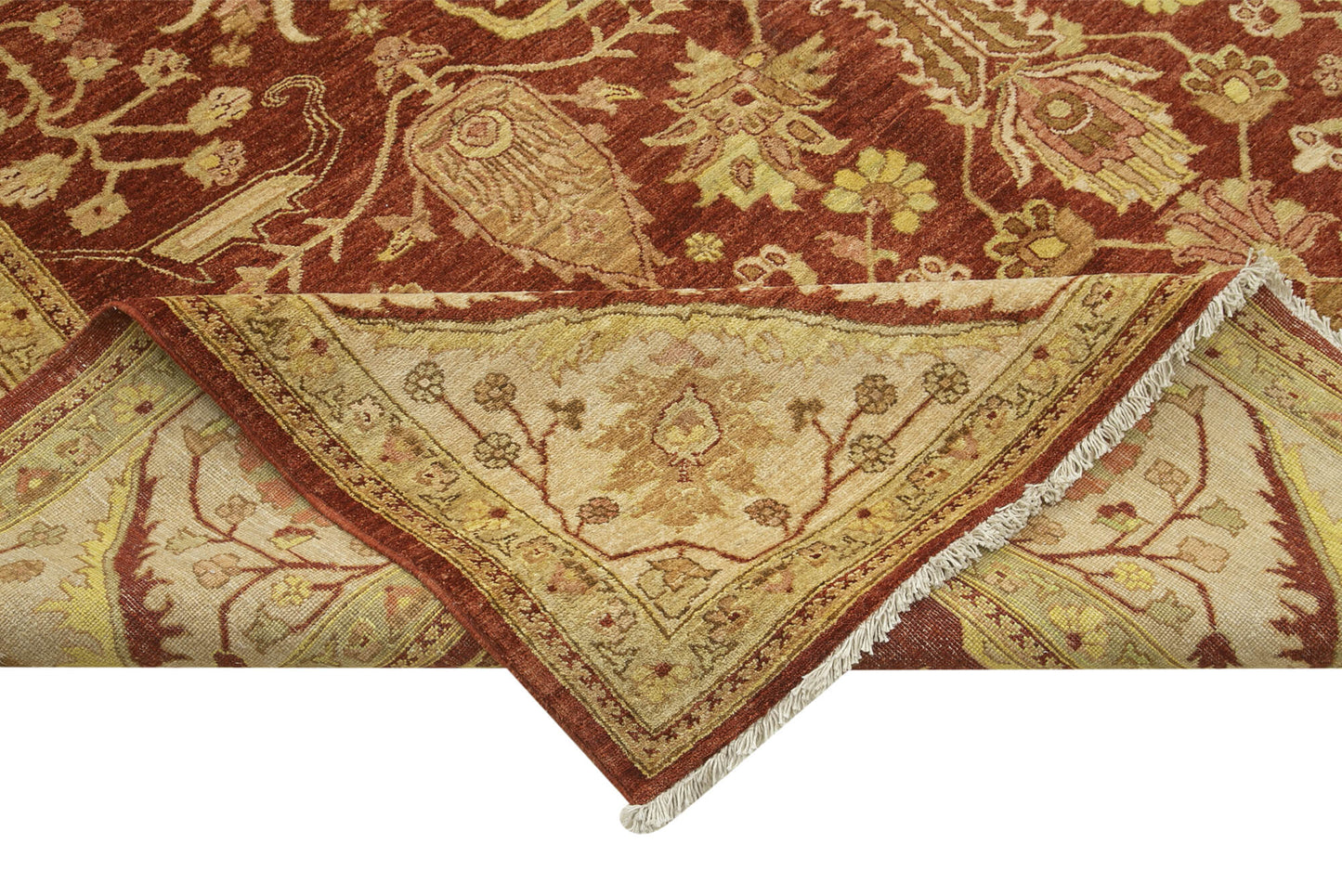 12x15 Red Oushak Rug - 35913