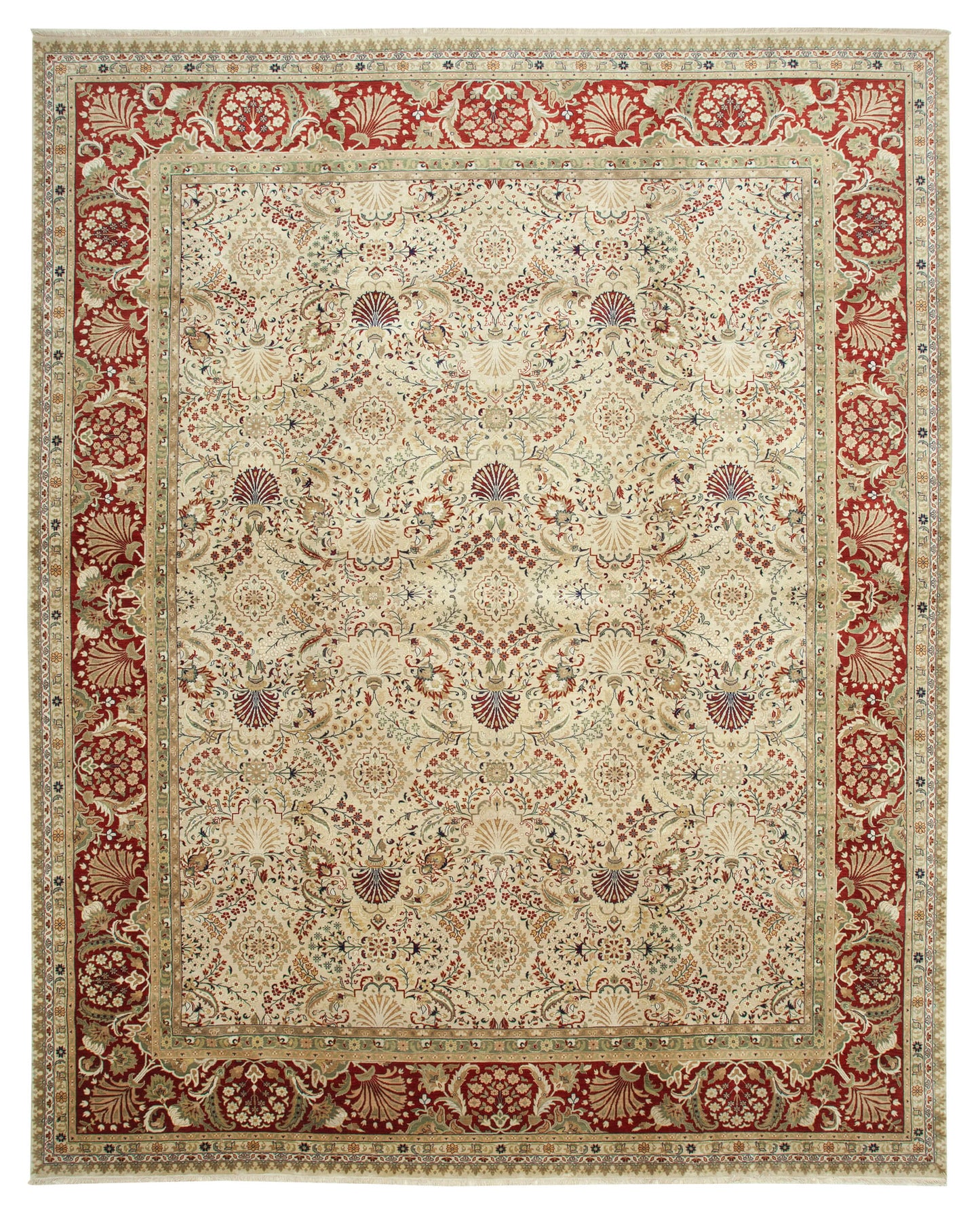 12x15 Beige Oushak Rug - 35914