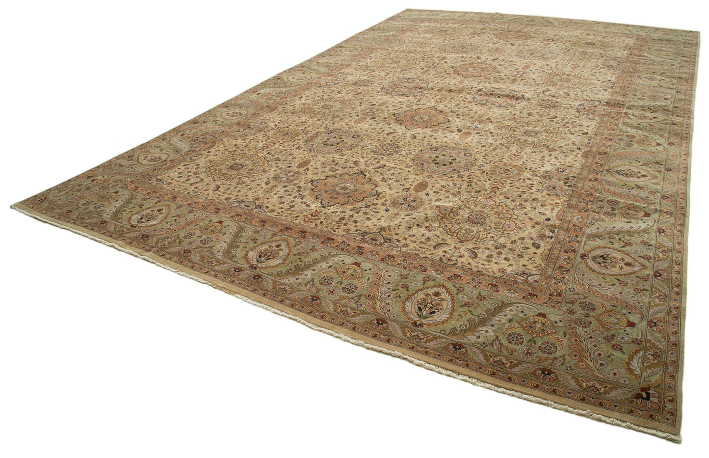 12x19 Brown Oushak Rug - 35919
