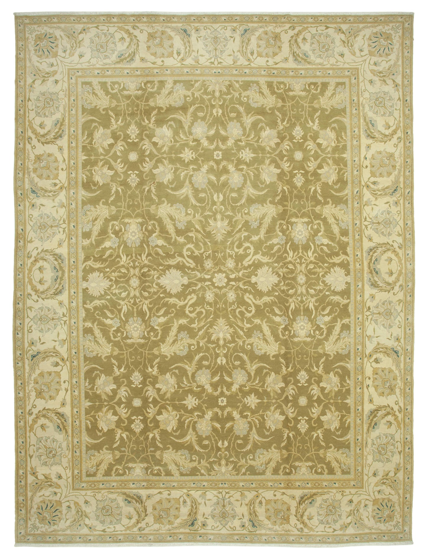 12x16 Beige Oushak Rug - 35921