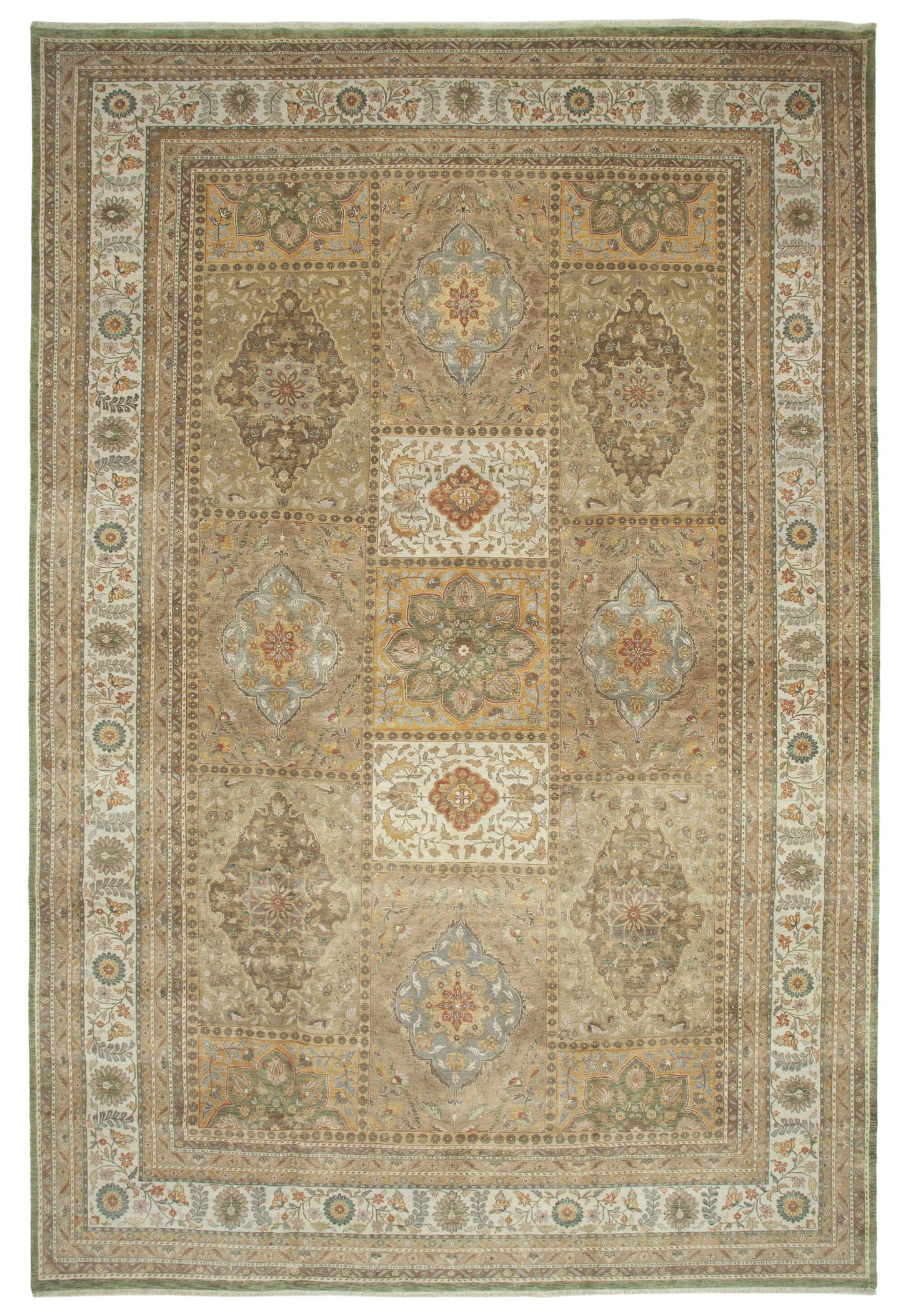 12x18 Beige Oushak Rug - 35925