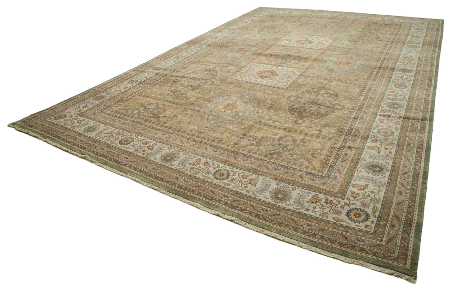 12x18 Beige Oushak Rug - 35925