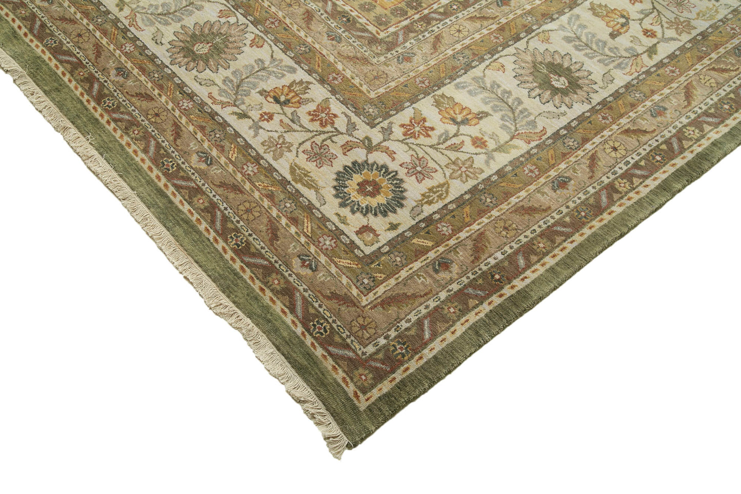 12x18 Beige Oushak Rug - 35925