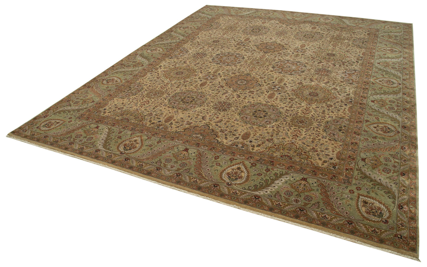 12x15 Beige Oushak Rug - 35951