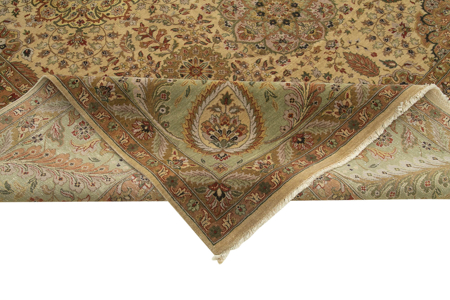 12x15 Beige Oushak Rug - 35951