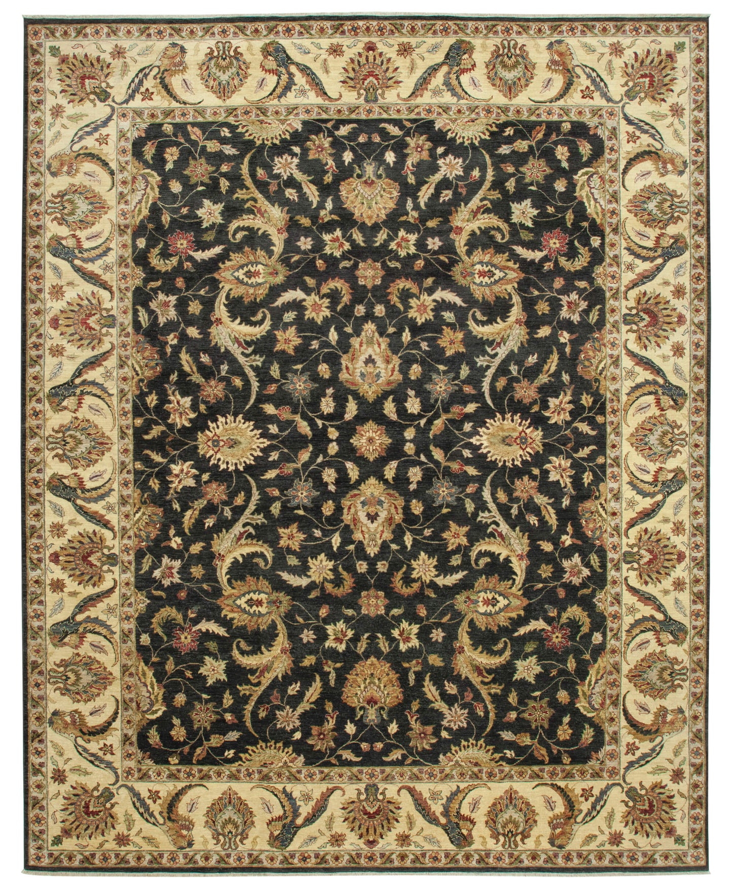 12x15 Beige Oushak Rug - 35955