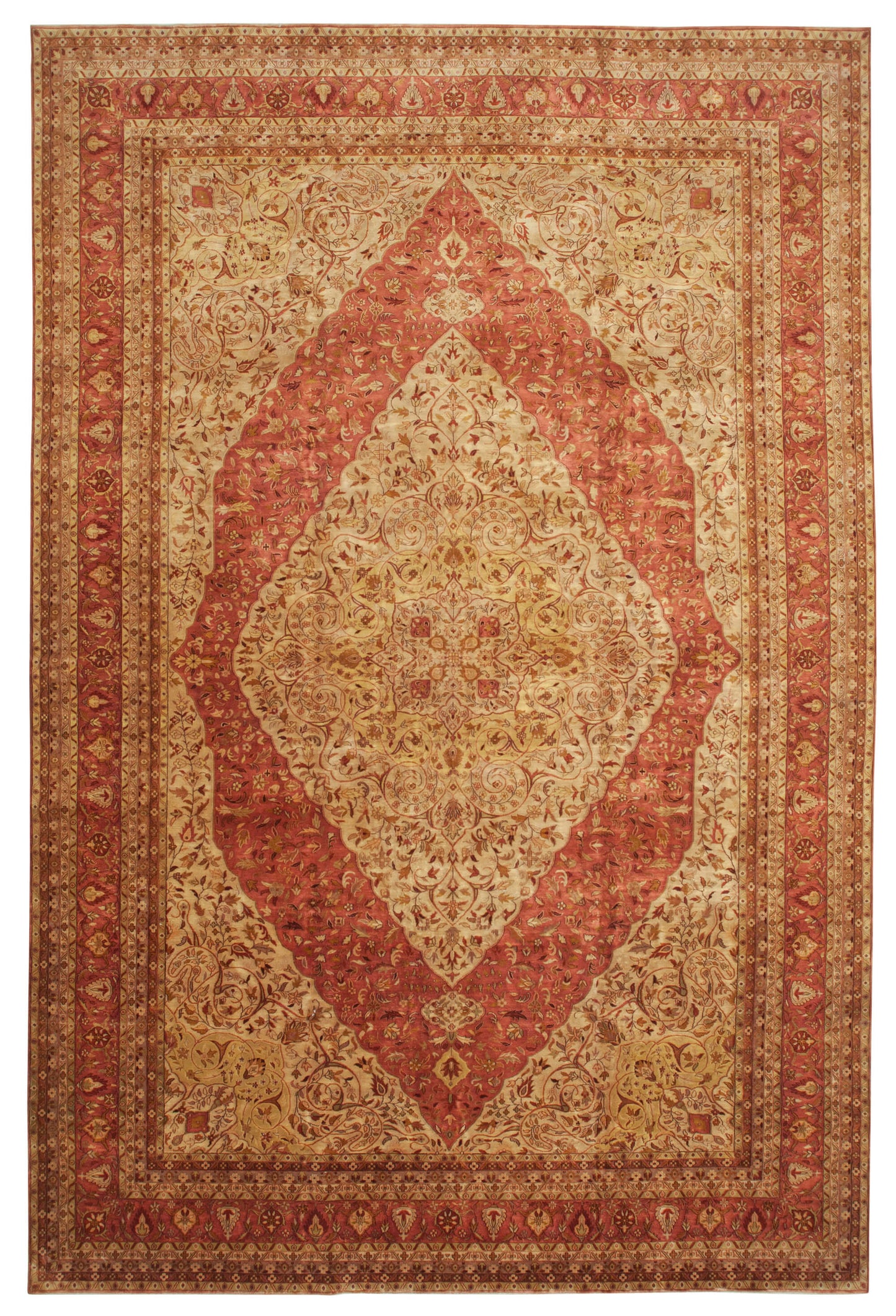 11x17 Red Oushak Rug - 35958
