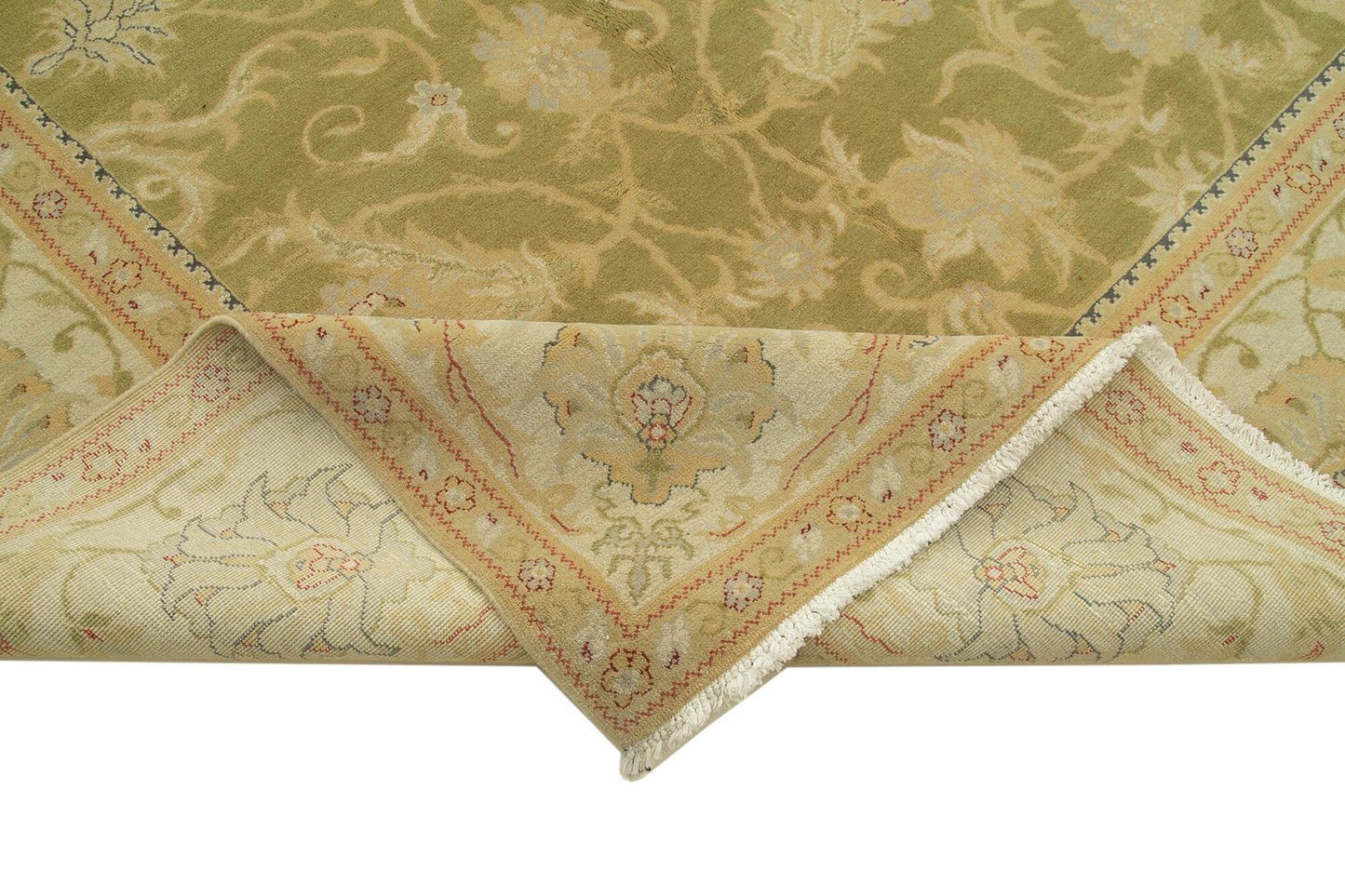 12x17 Beige Oushak Rug - 35980