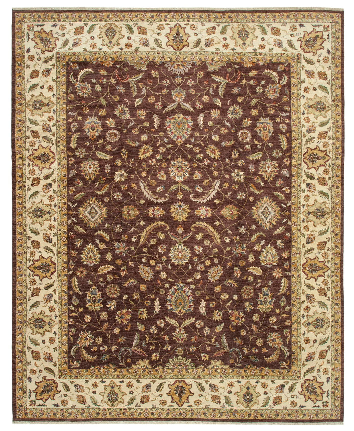 12x15 Brown Oushak Rug - 35985