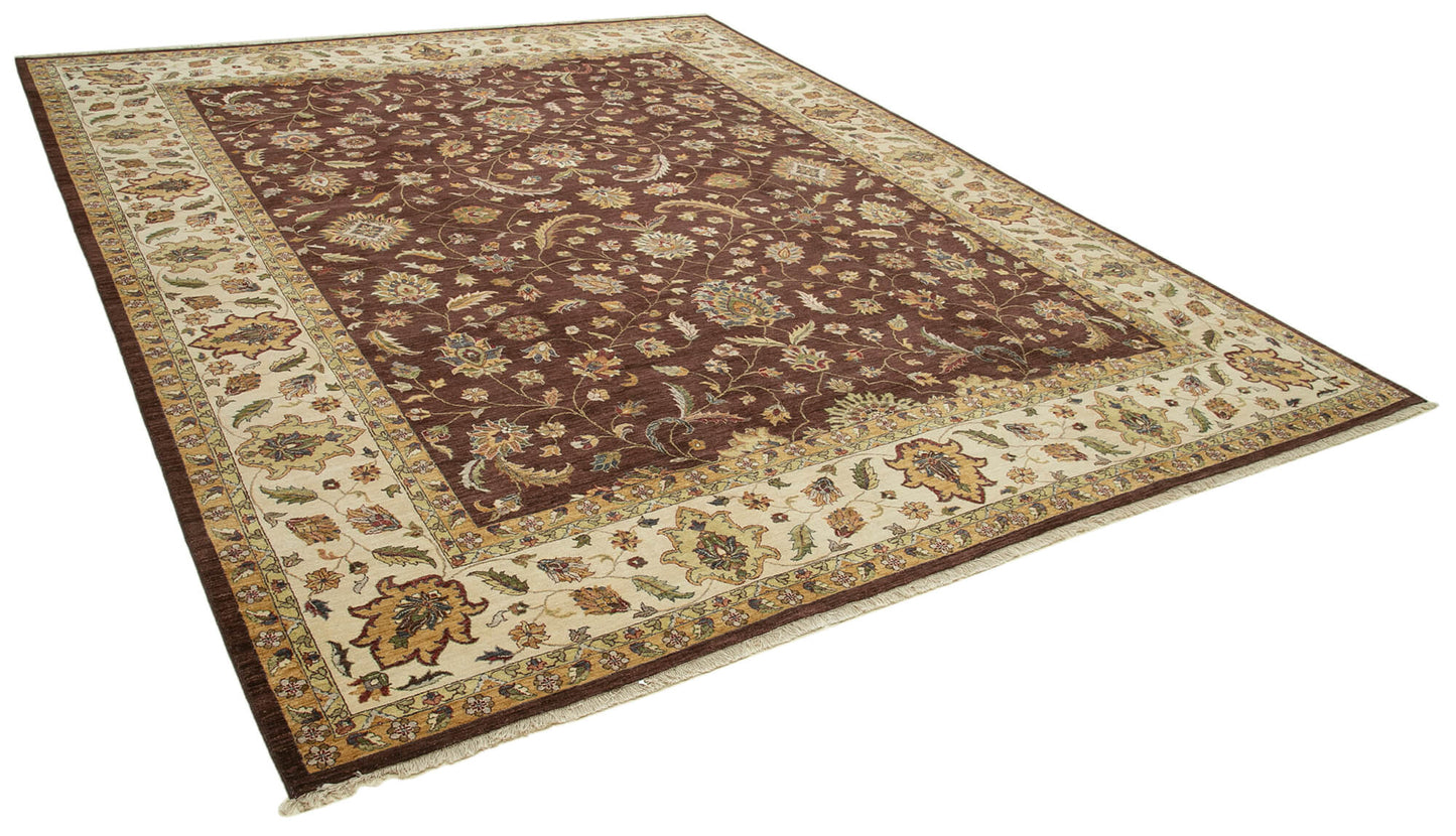 12x15 Brown Oushak Rug - 35985