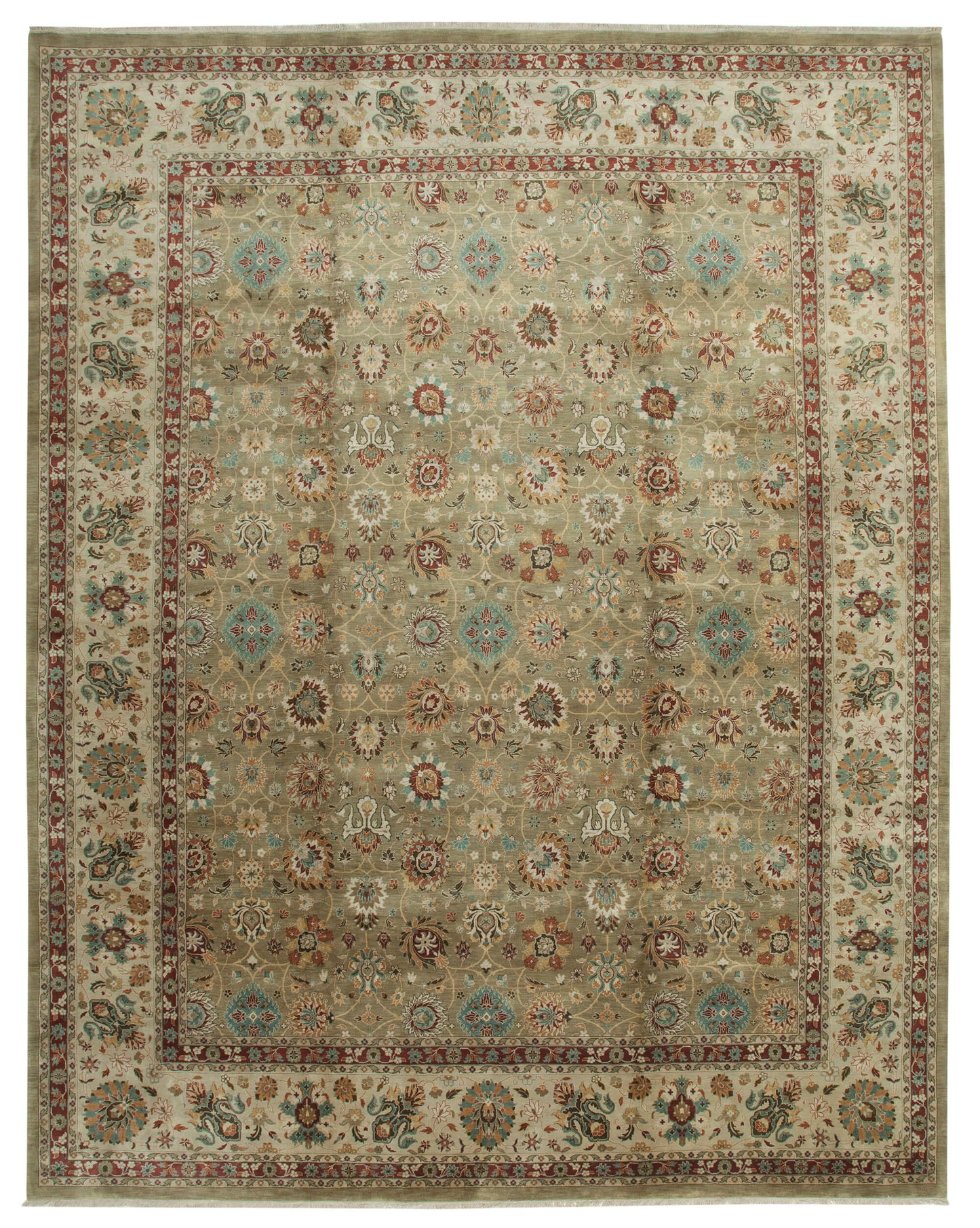 12x15 Brown Oushak Rug - 36000