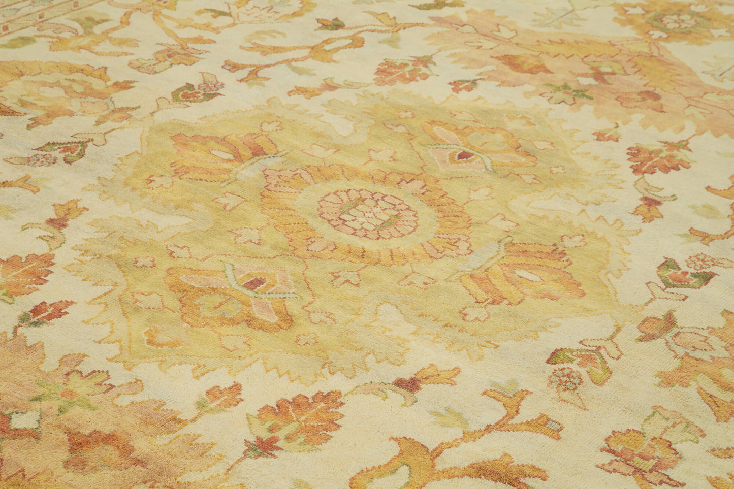 12x15 Beige Oushak Rug - 36050