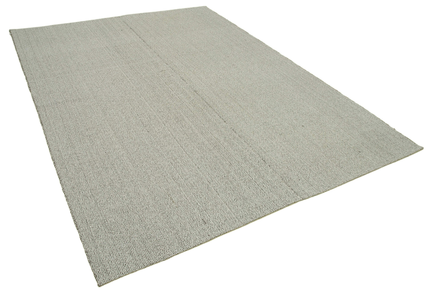 7x9 Grey Modern Kilim Rug - 36319