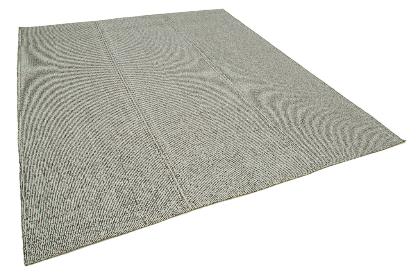 8x9 Grey Modern Kilim Rug - 36335