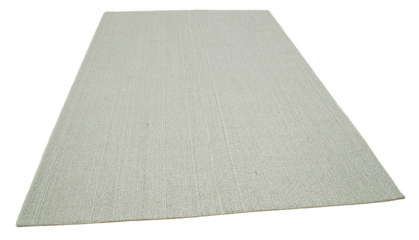 7x10 Beige Modern Kilim Rug - 36352