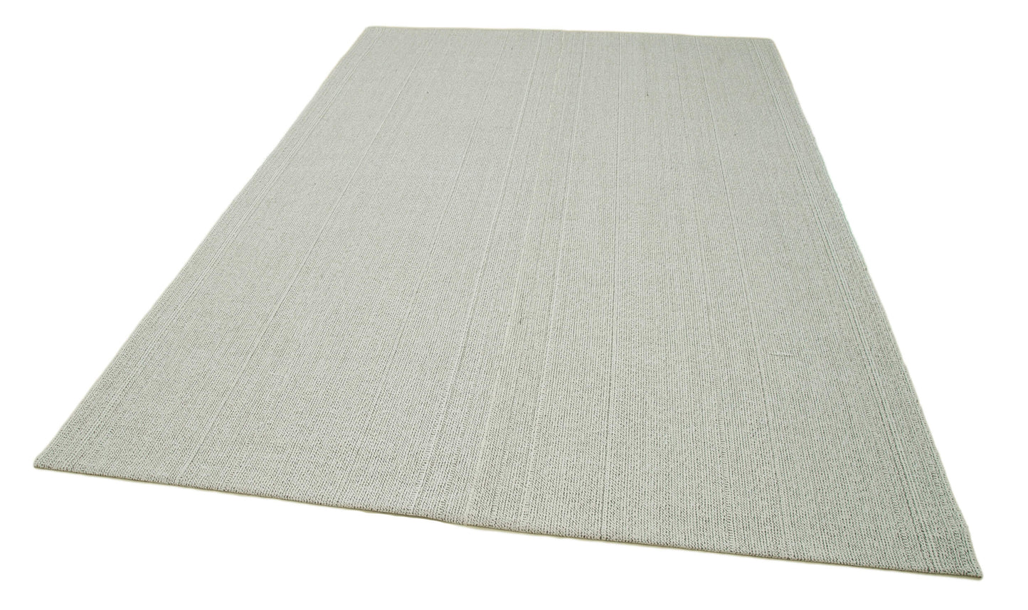 7x10 Beige Modern Kilim Rug - 36352
