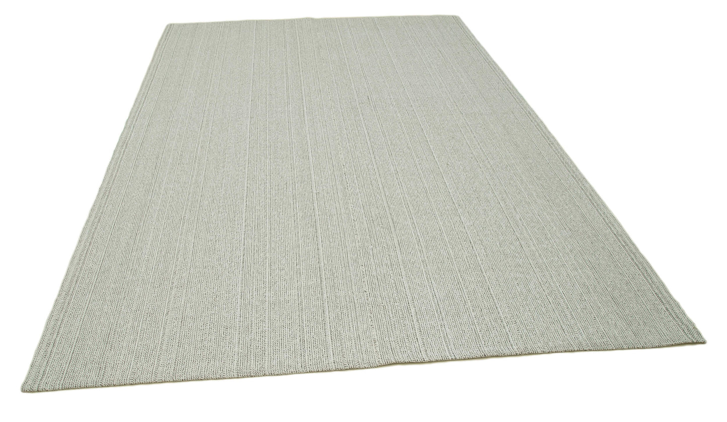 7x10 Beige Modern Kilim Rug - 36356
