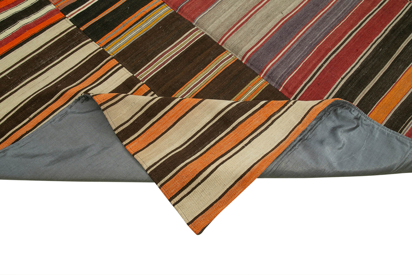 10x13 Multicolor Kilim Patchwork Rug - 36942