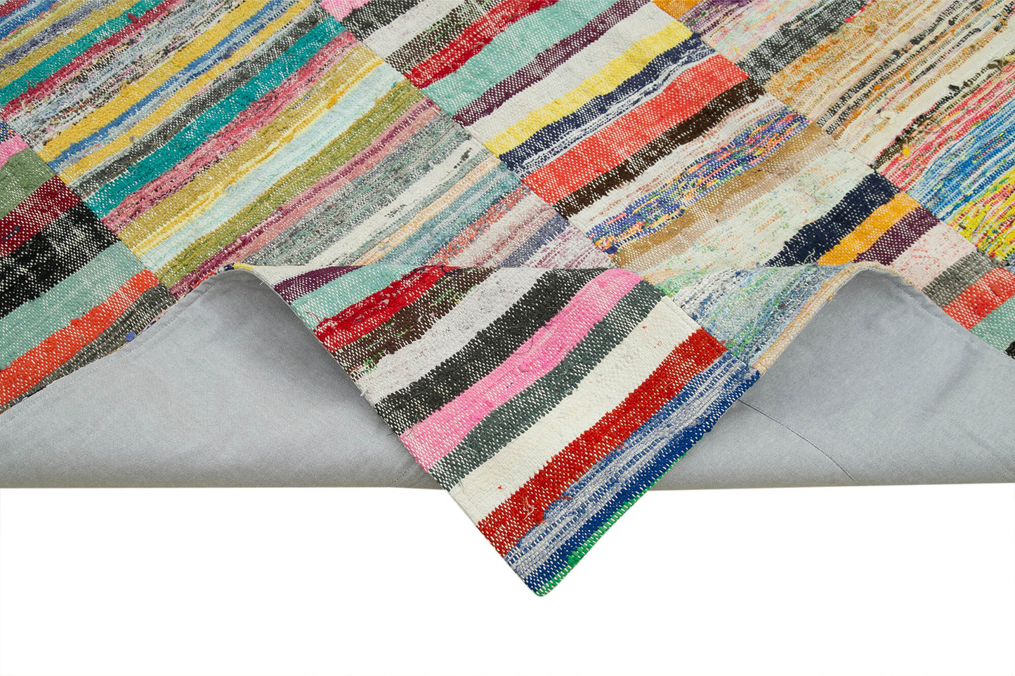 7x10 Multicolor Kilim Patchwork Rug - 36947