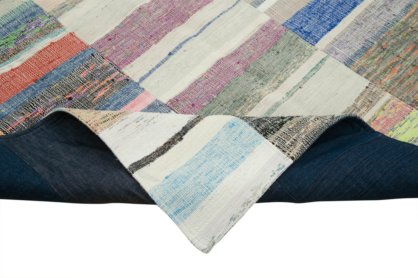 5x8 Multicolor Kilim Patchwork Rug - 36949