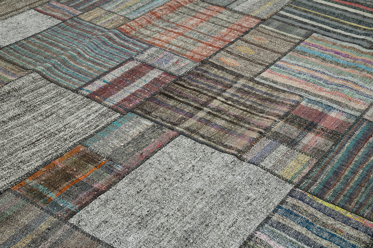 11x14 Multicolor Kilim Patchwork Rug - 36958