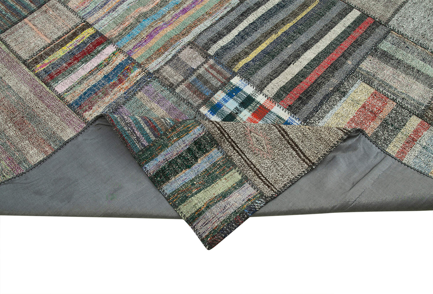 11x14 Multicolor Kilim Patchwork Rug - 36958