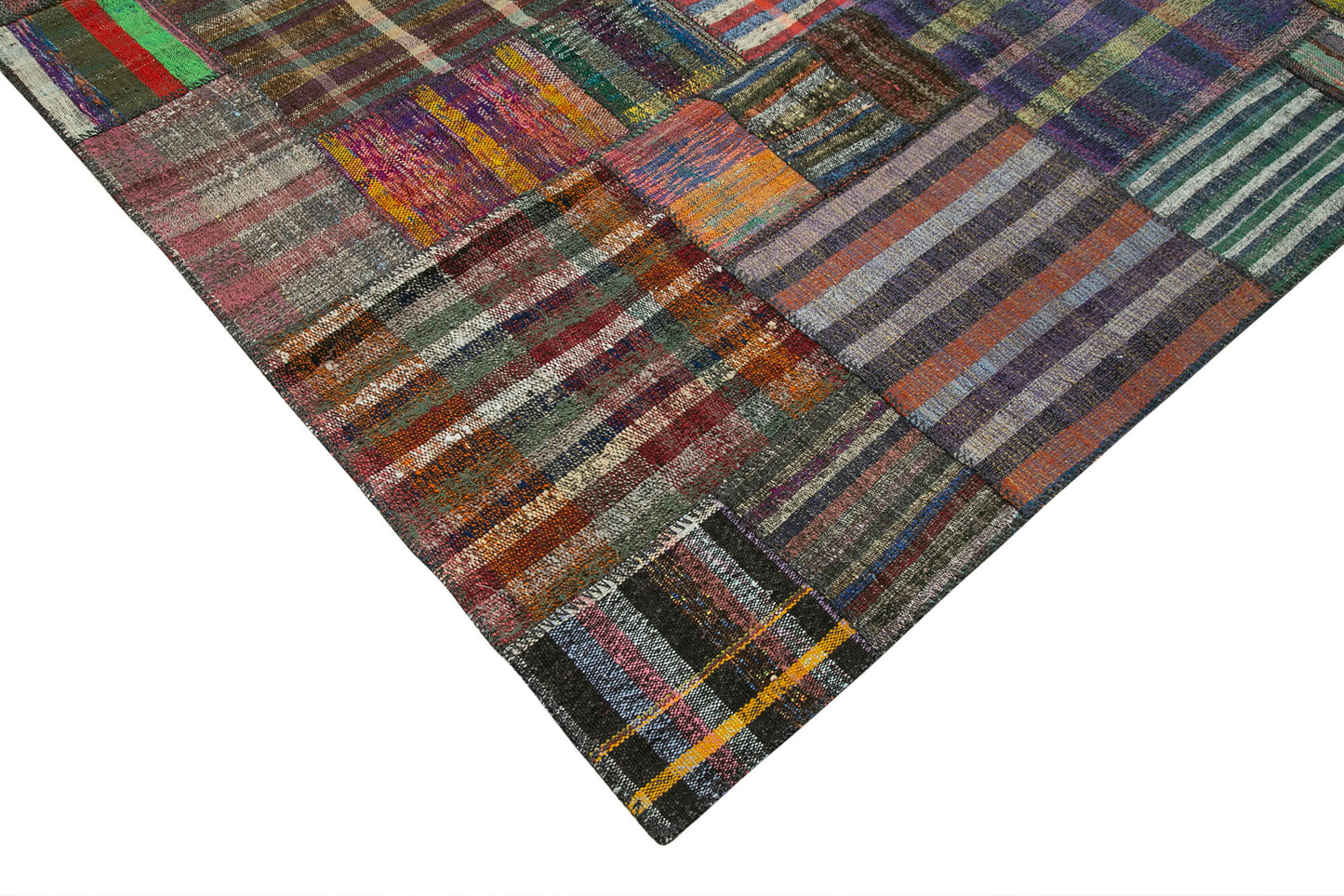 11x13 Multicolor Kilim Patchwork Rug - 36961