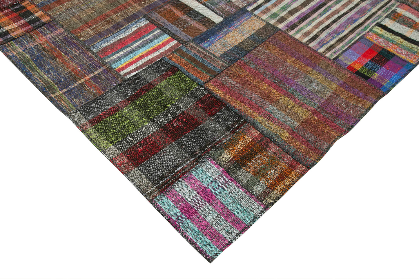 11x13 Multicolor Kilim Patchwork Rug - 36963
