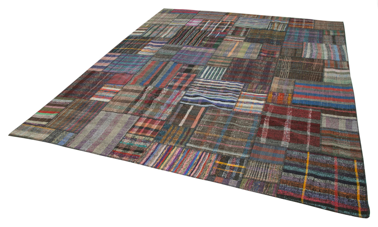 11x13 Multicolor Kilim Patchwork Rug - 36965