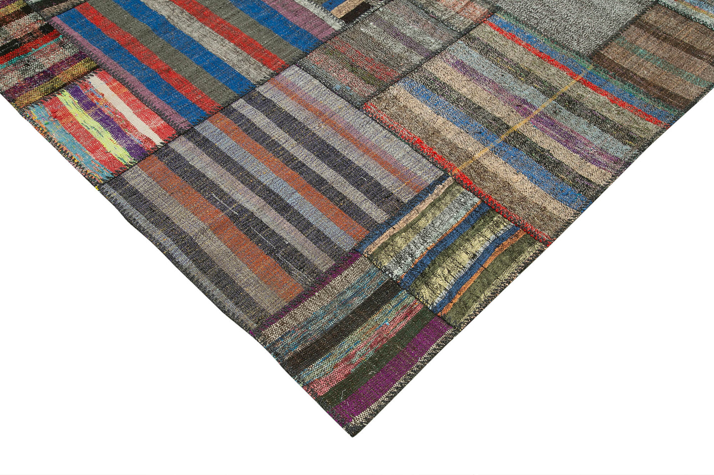 11x13 Multicolor Kilim Patchwork Rug - 36966