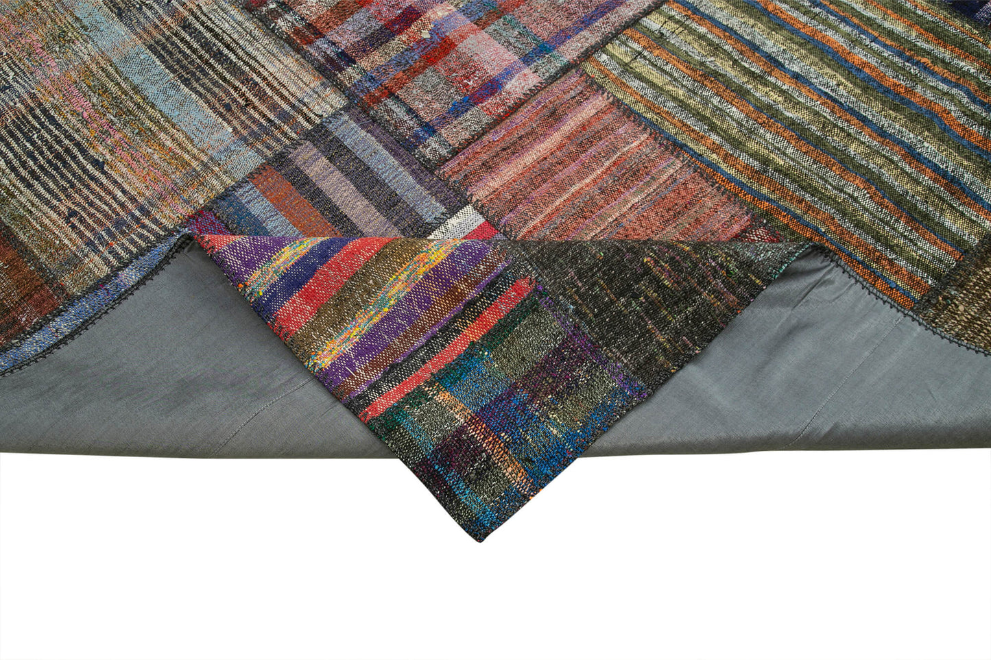 11x13 Multicolor Kilim Patchwork Rug - 36966