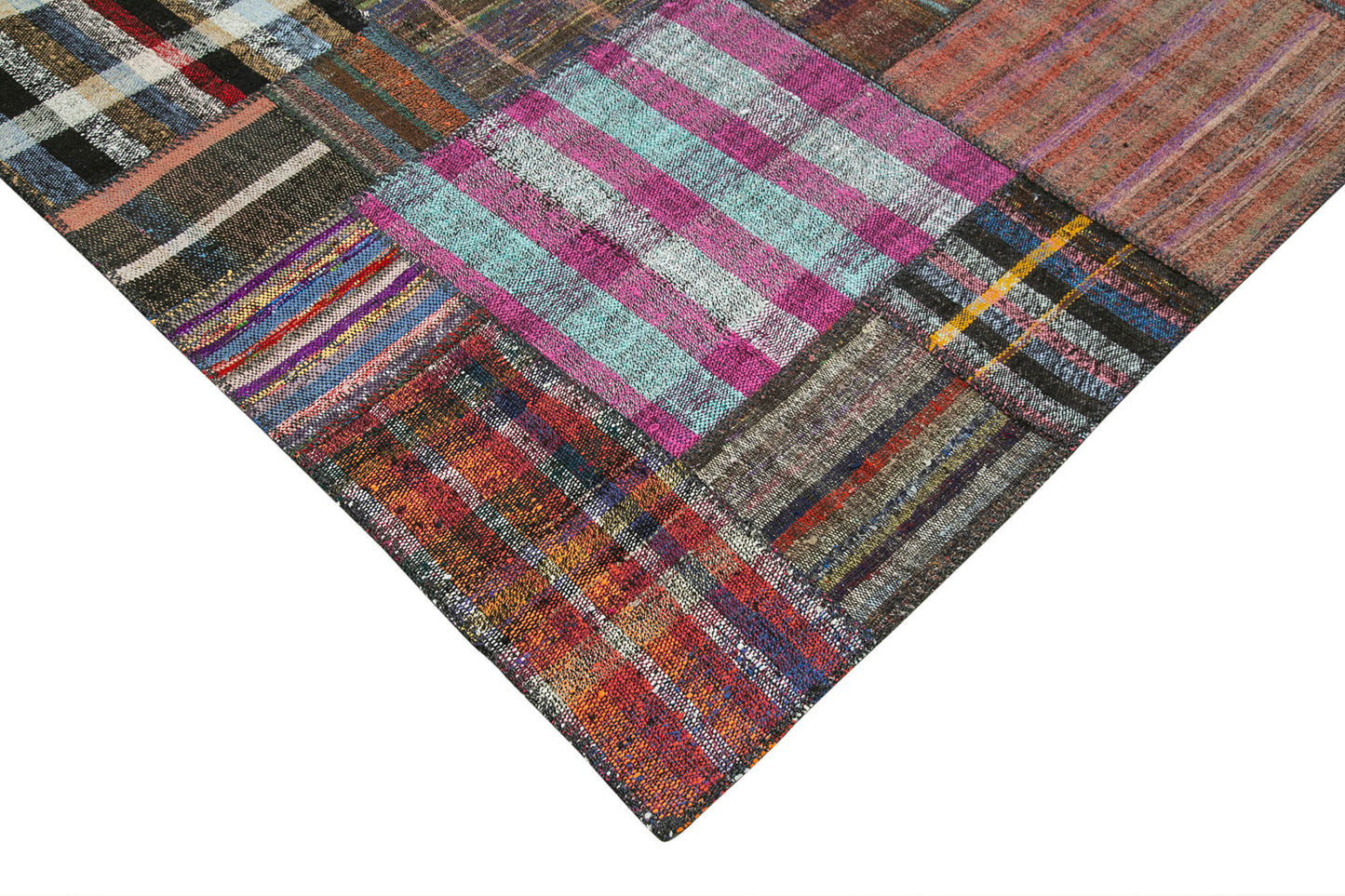 11x13 Multicolor Kilim Patchwork Rug - 36969