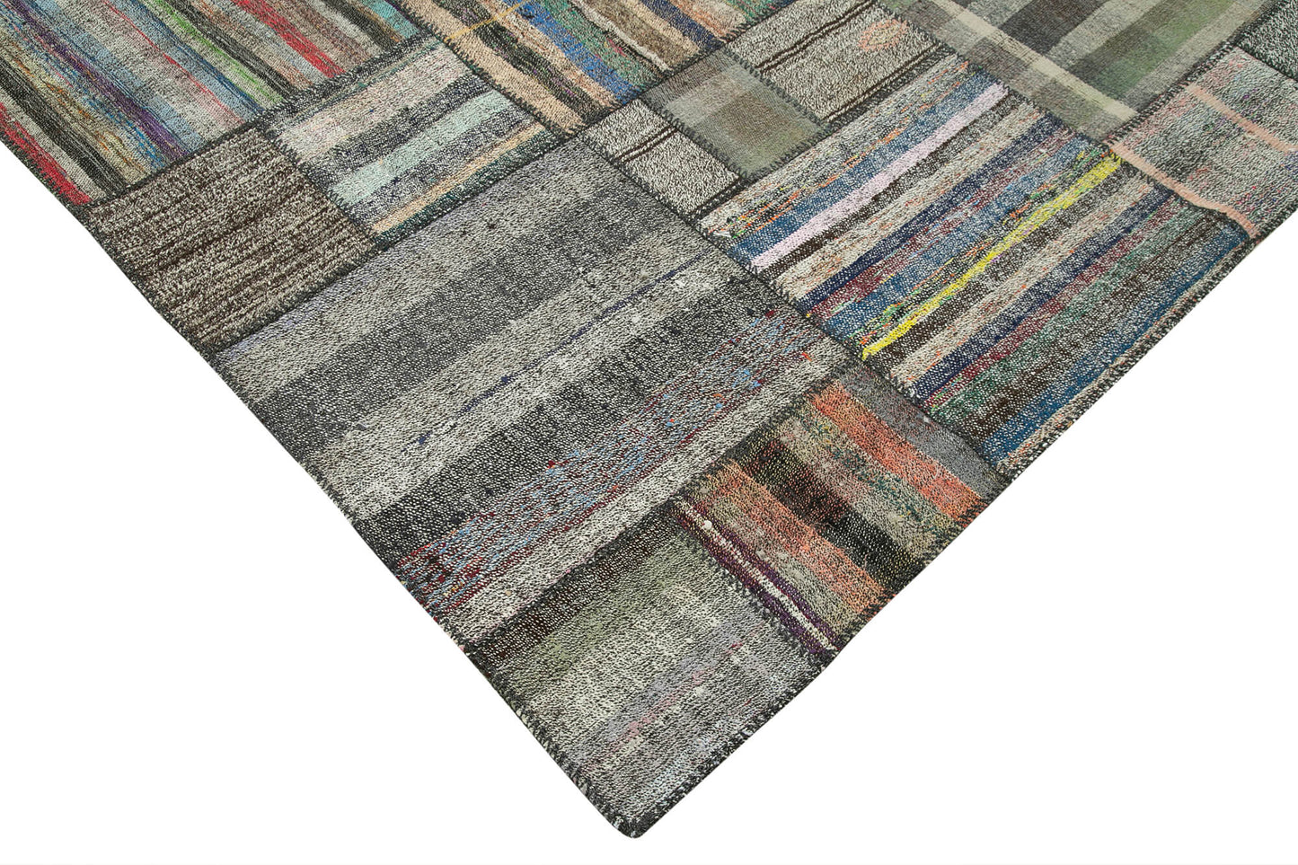 11x13 Multicolor Kilim Patchwork Rug - 36970