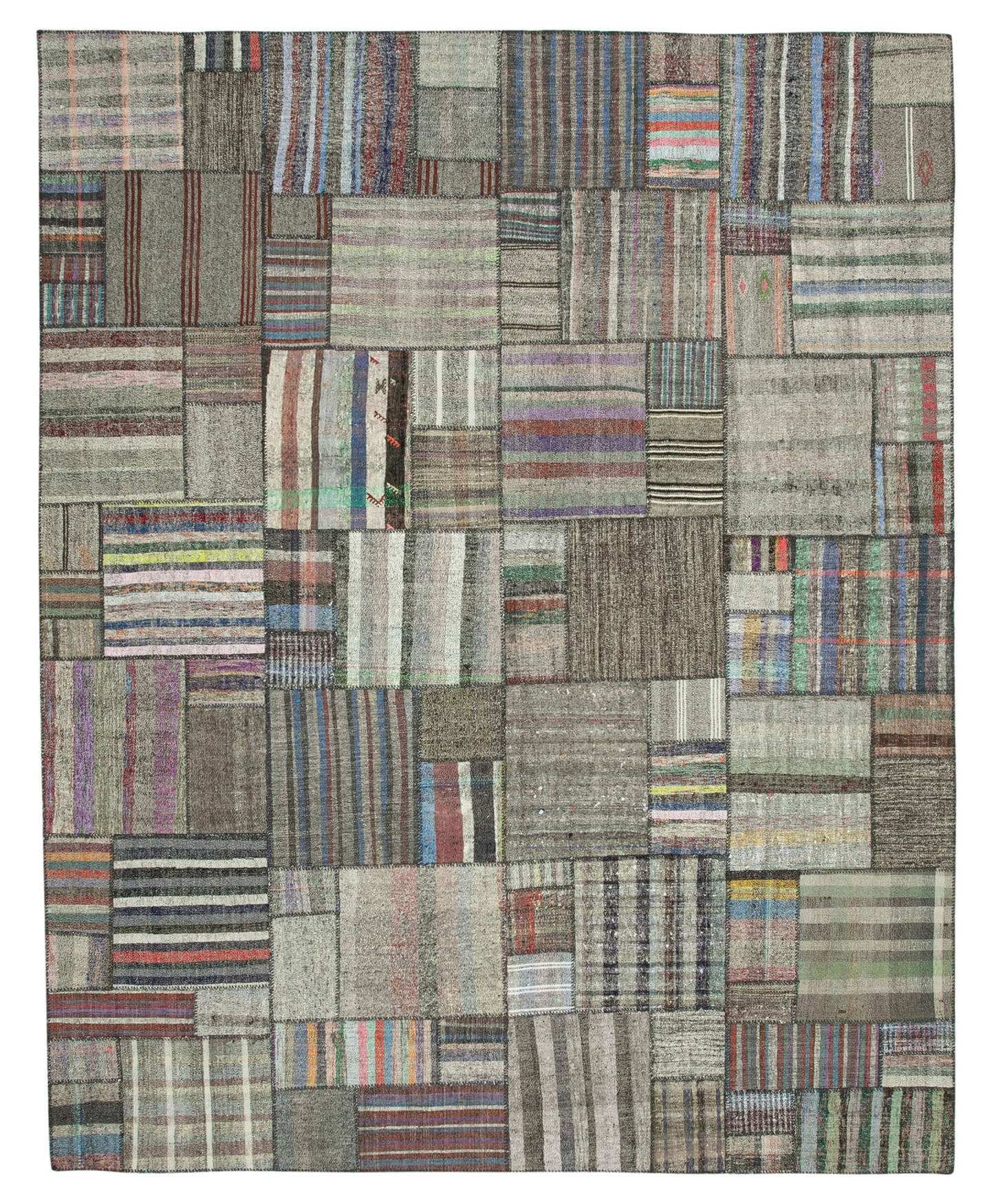 11x14 Multicolor Kilim Patchwork Rug - 36974