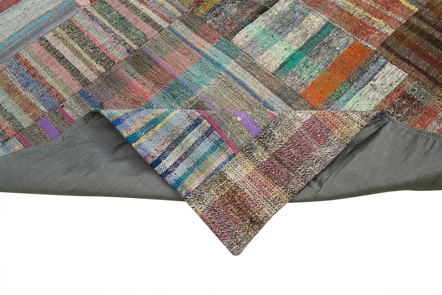 9x12 Multicolor Kilim Patchwork Rug - 36979