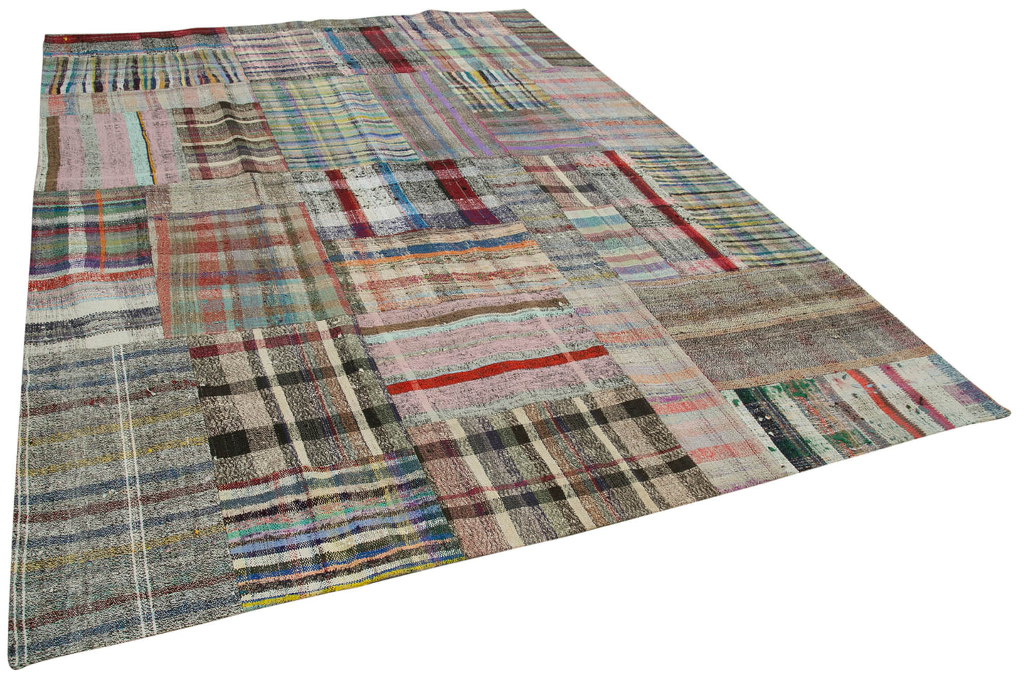 9x12 Multicolor Kilim Patchwork Rug - 36980