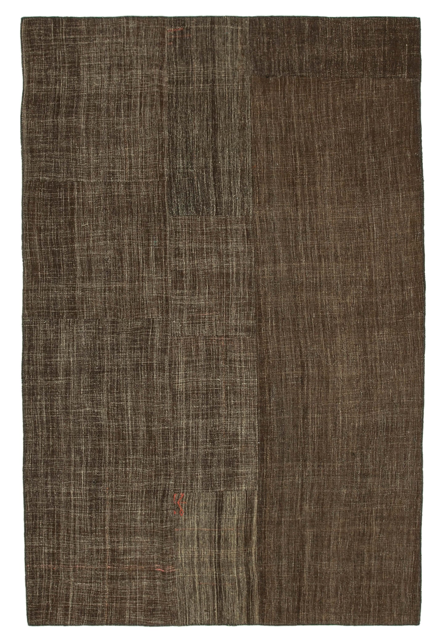 8x12 Brown Vintage Turkish Kilim Rug - 37000