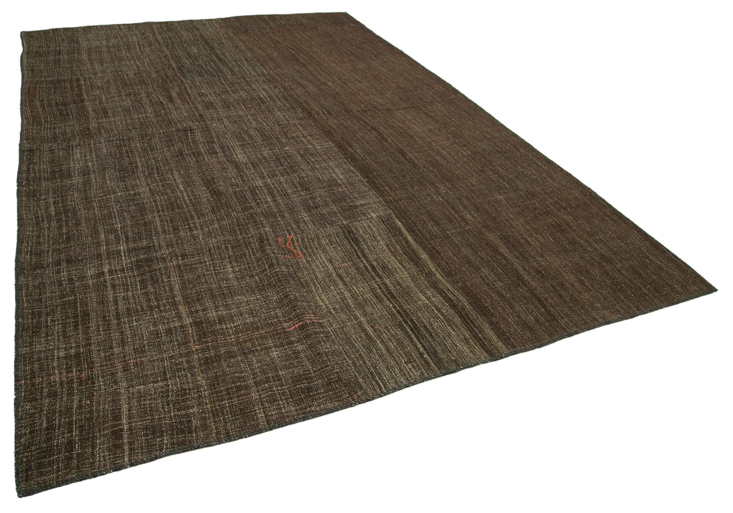 8x12 Brown Vintage Turkish Kilim Rug - 37000