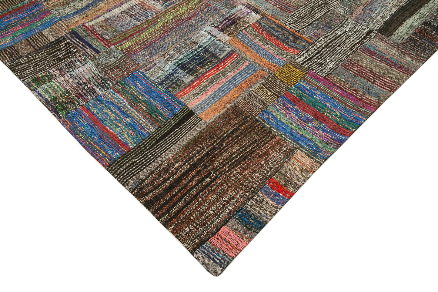 9x12 Multicolor Kilim Patchwork Rug - 37015