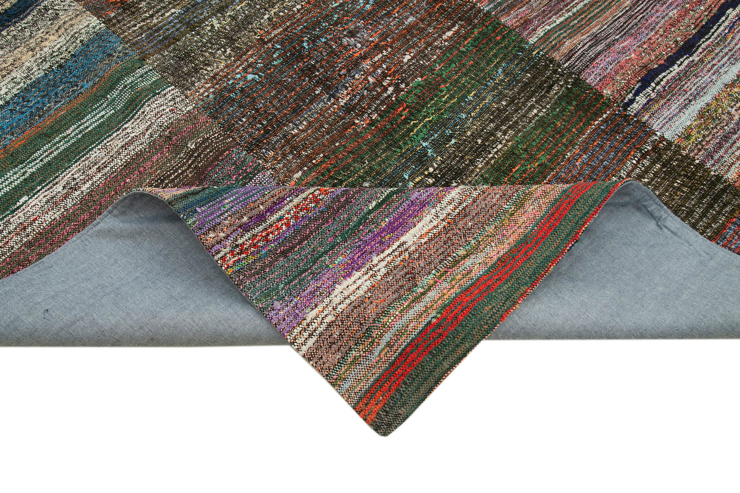 8x12 Multicolor Kilim Patchwork Rug - 37022