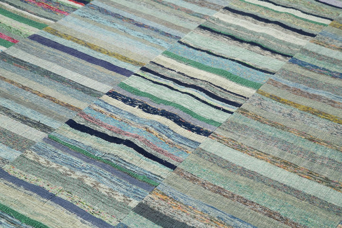 8x11 Multicolor Kilim Patchwork Rug - 37027