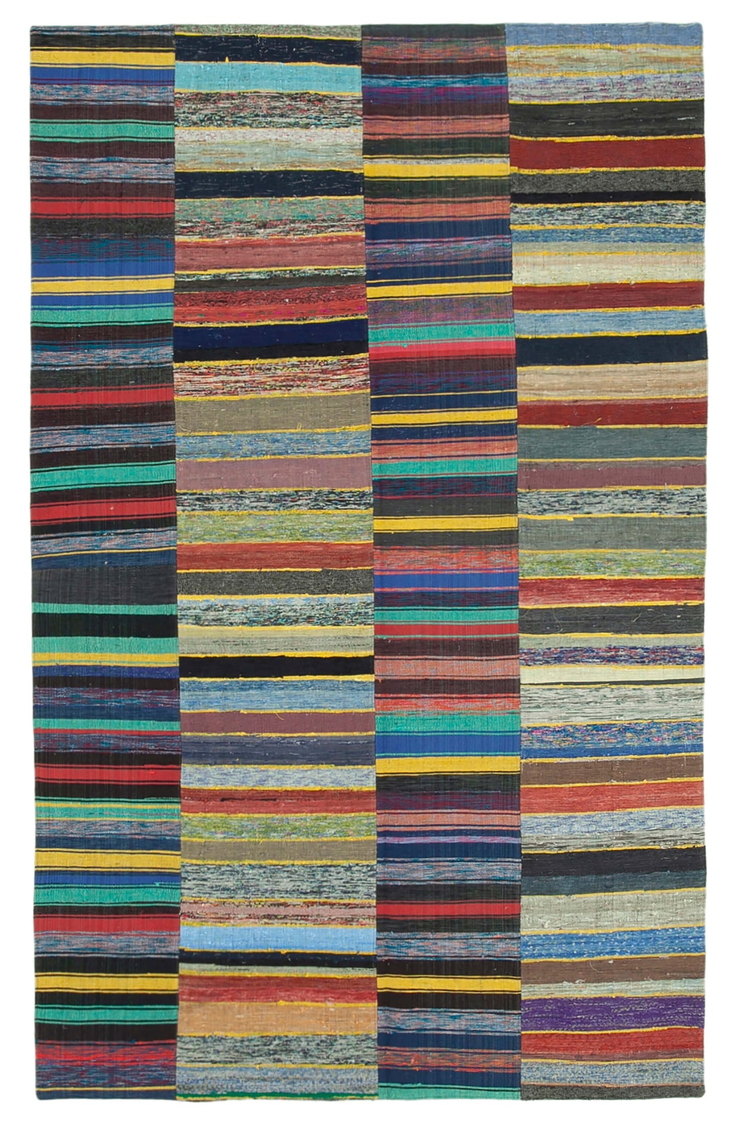 6x10 Multicolor Kilim Patchwork Rug - 37044