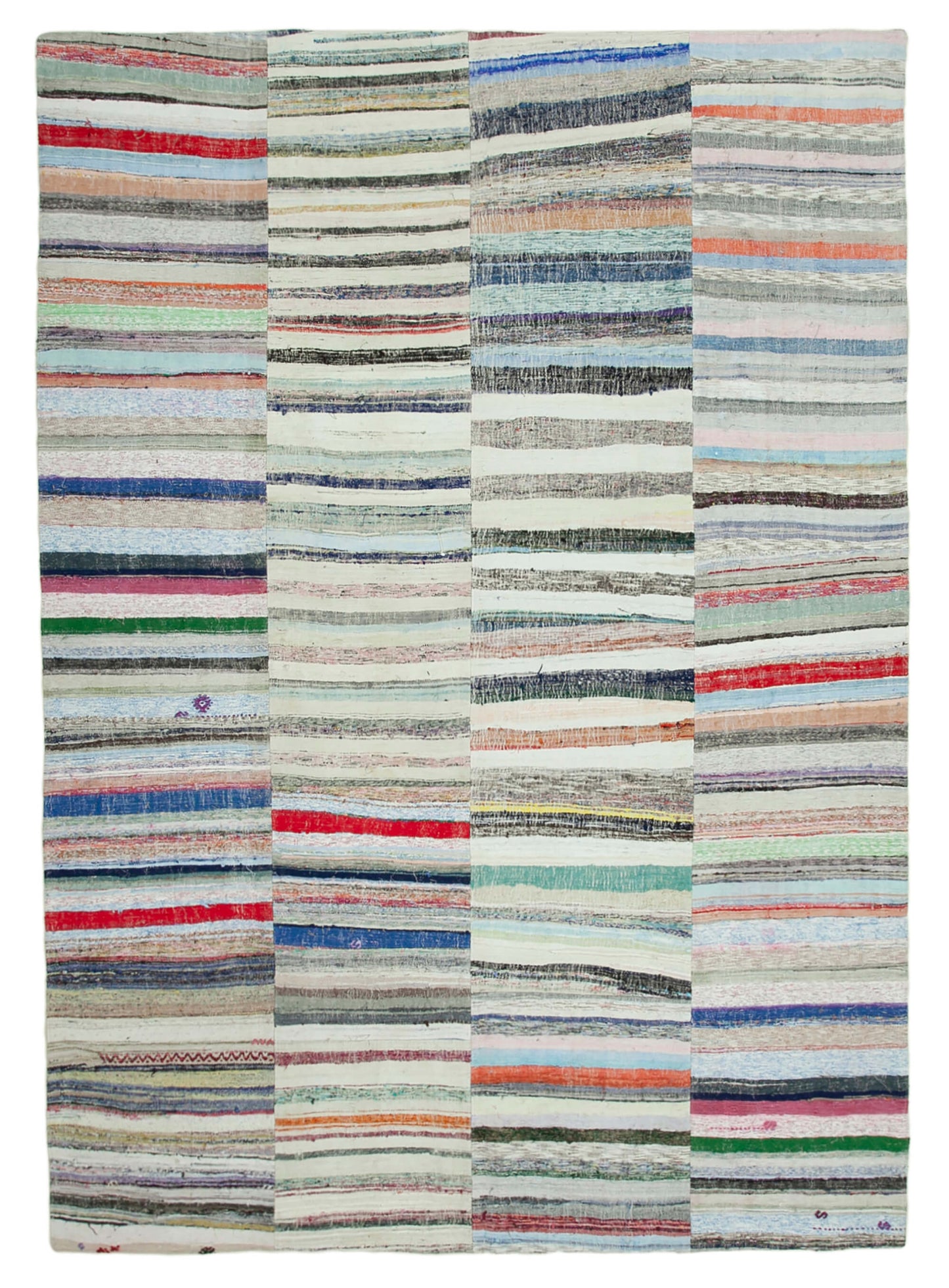 9x12 Multicolor Kilim Patchwork Rug - 37048