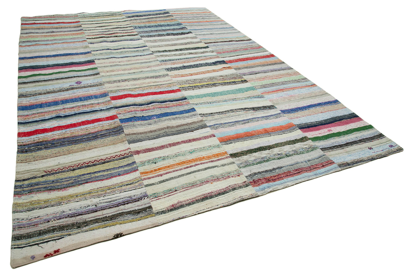 9x12 Multicolor Kilim Patchwork Rug - 37048