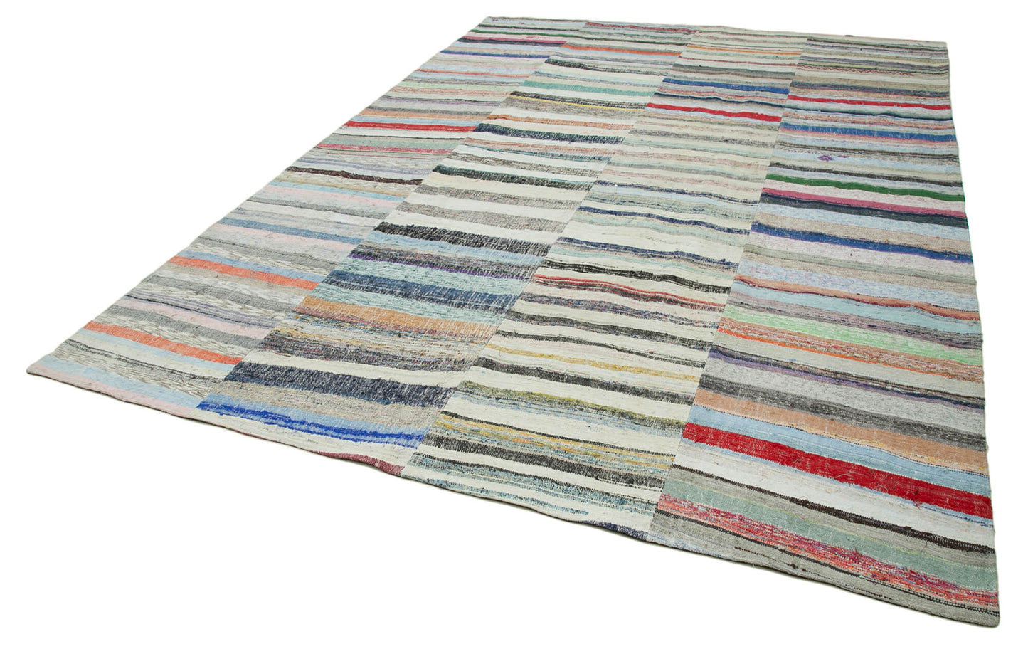 9x12 Multicolor Kilim Patchwork Rug - 37048
