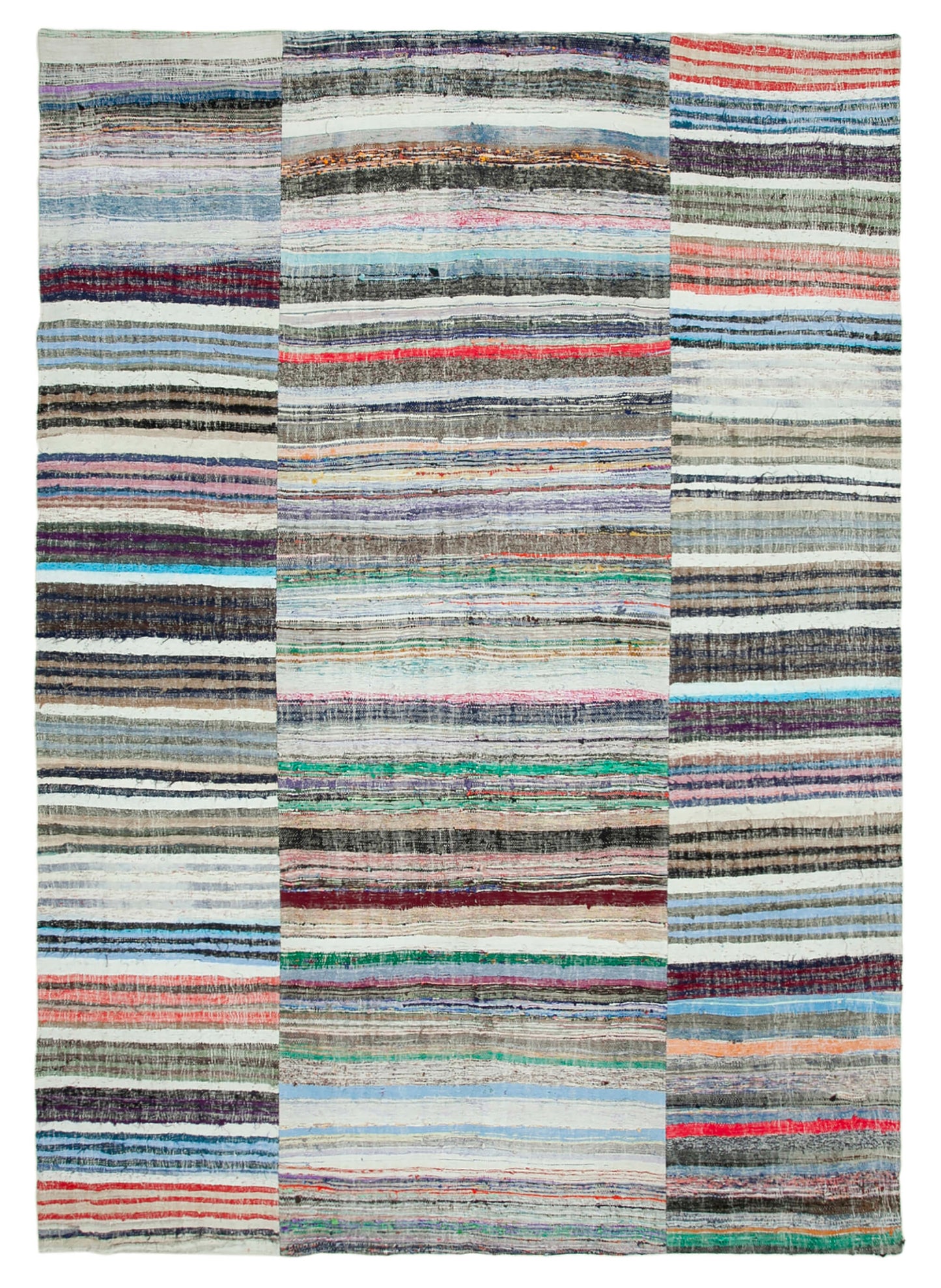 9x13 Multicolor Kilim Patchwork Rug - 37056